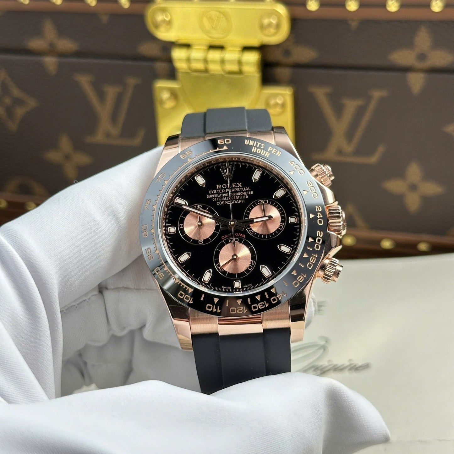 Rolex Cosmograph Daytona 116515LN Black Dial 11 Watch Gold Wrapped 40mm