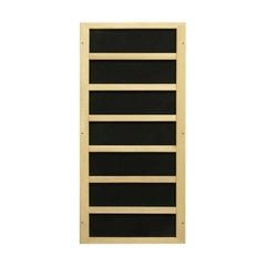 Dynamic Sauna Heming 2-person Corner Low EMF (Under 8MG) FAR Infrared Sauna (Canadian Hemlock)