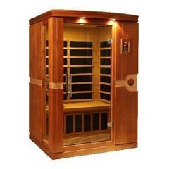 Dynamic Sauna Venice 2-person Low EMF (Under 8MG) FAR Infrared Sauna (Canadian Hemlock)