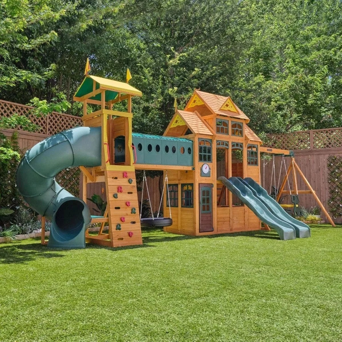 Kids Kidkraft Bear Cave Lodge Swing Set / Playset (Copy)