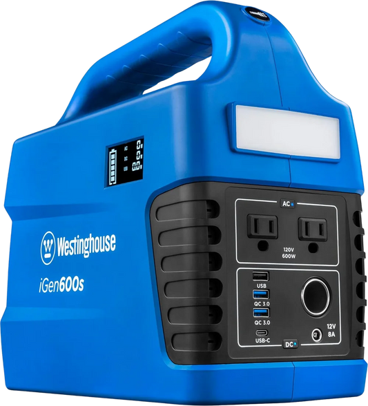 Westinghouse iGen600s Portable Power Station 600W 592Wh News.