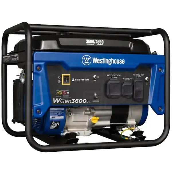 Westinghouse WGen3600cv – 3600 Watt Portables Generators w/ RV Outlet &amp; CO Sensor (49-State)