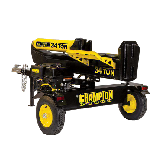 Champion 100425 34 Ton 338cc Horizontal/Vertical Log Splitter Manufacturer RFB