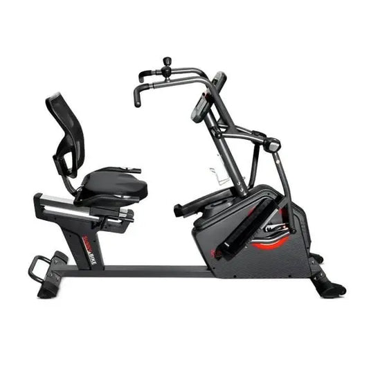 Sunny Health &amp; Fitness Smart Recumbent Cross Trainer Elliptical Exercise Bikes.