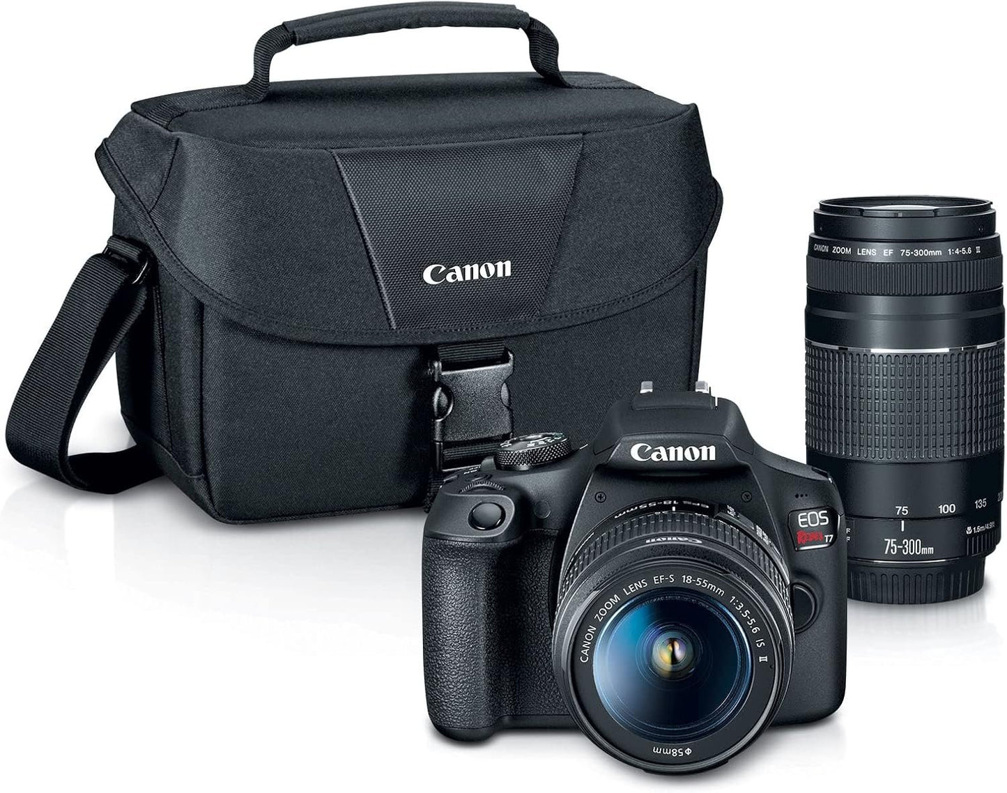 Canon EOS Rebel T7 DSLR Camera with 18-55mm Lens, 24.1MP Sensor & Built-In Wi‑Fi