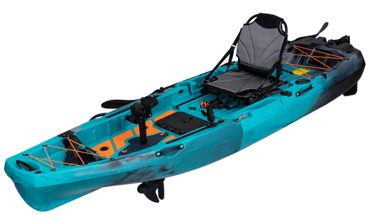 10ft Radar Modular Propeller Drive Pedal Fishing Kayak | 430lbs Capacity | 2 Piece