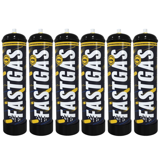 Cream Charger with Nitrous Oxide 640G 6 Pack