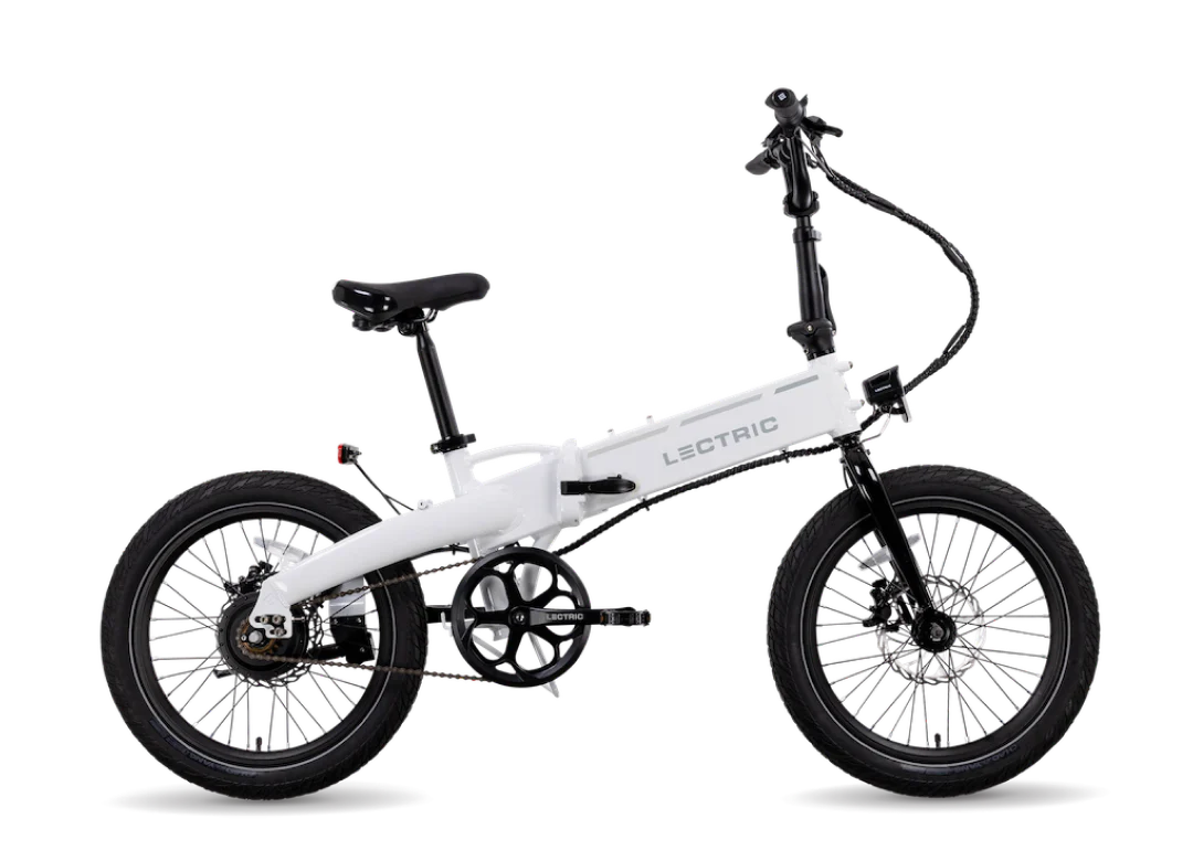 XP Lite2 Arctic White Long-Range eBike - Foldable Electric Commuter Bike