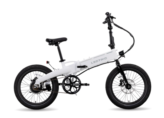 XP Lite2 Arctic White Long-Range eBike - Foldable Electric Commuter Bike