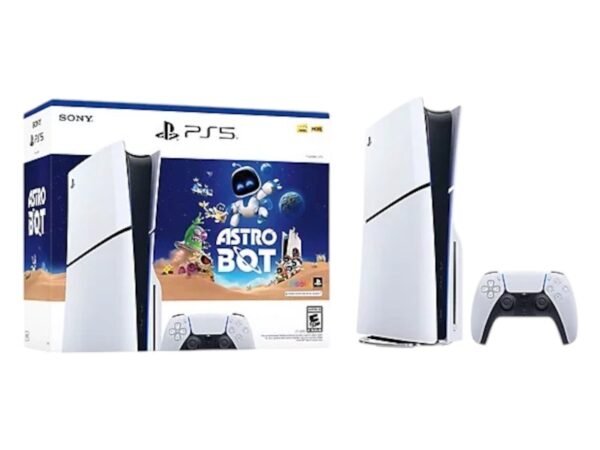 Sony PlayStation 5 PS5 Blu-Ray Astro Bot Slim Console Bundle (UK Plug)