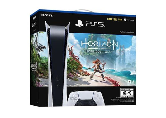 Sony PlayStation 5 PS5 Digital Edition Horizon Forbidden West (JPN Plug) Console Bundle CFIJ-10001