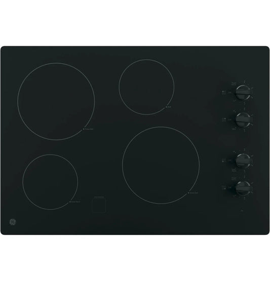 GE 30″ Built-In Knob Control Electric Cooktops JP3030DWBB