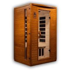 Dynamic Sauna Versailles 2-person Low EMF (Under 8MG) FAR Infrared Sauna (Canadian Hemlock)
