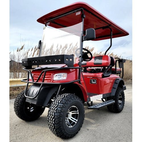 Brand New 48v Electric Golf Cart Lifted &amp; Loaded eMACHINE – RED