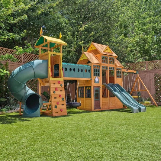 Kids Kidkraft Bear Cave Lodge Swing Set / Playset (Copy)