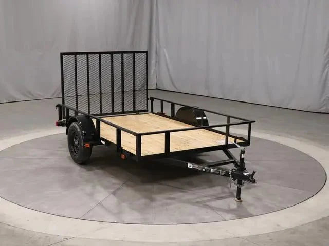6×10 Single Axle Utility Trailer – Wood Floor & LED Lights - UK Fast Gas