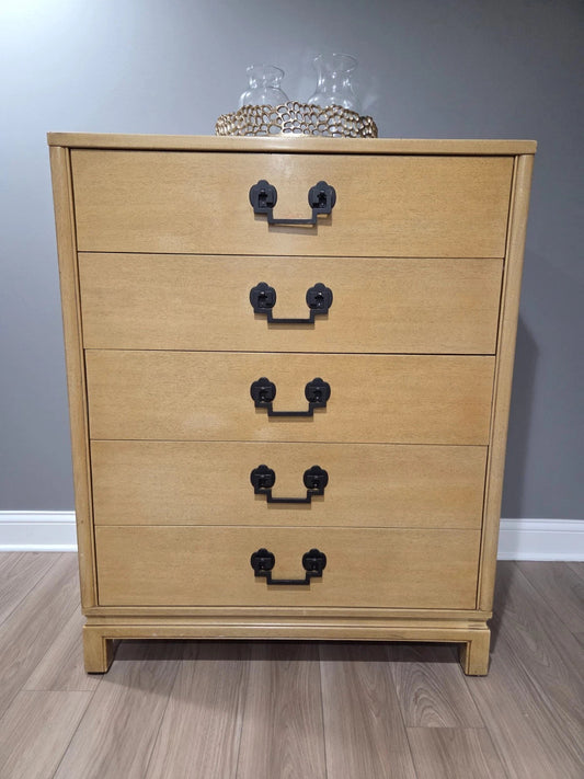1950s Vintage Highboy Dresser By Lindstrom Antique