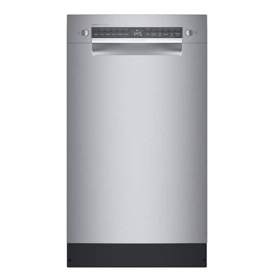 Bosch 800 Series 18 in. ADA Compact Front Control Dishwasher in Stainless Steel with Stainless Steel Tub and 3rd Rack, 44dBA