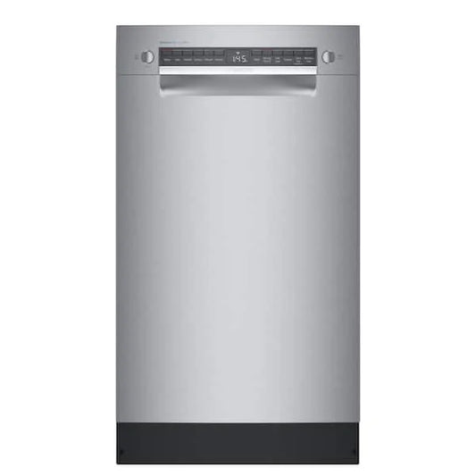 Bosch 800 Series 18 in. ADA Compact Front Control Dishwasher in Stainless Steel with Stainless Steel Tub and 3rd Rack, 44dBA